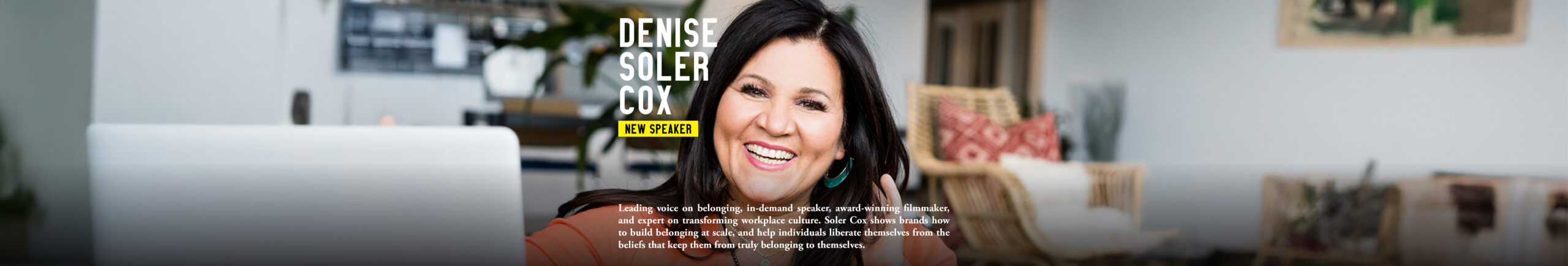 Headshot of S&S Speakers Bureau speaker Denise Soler Cox