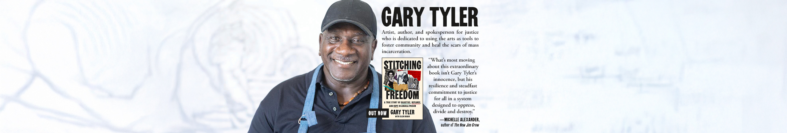 Simon and Schuster Speakers Bureau speaker, Gary Tyler "Artist, author, and spokesperson for justice."